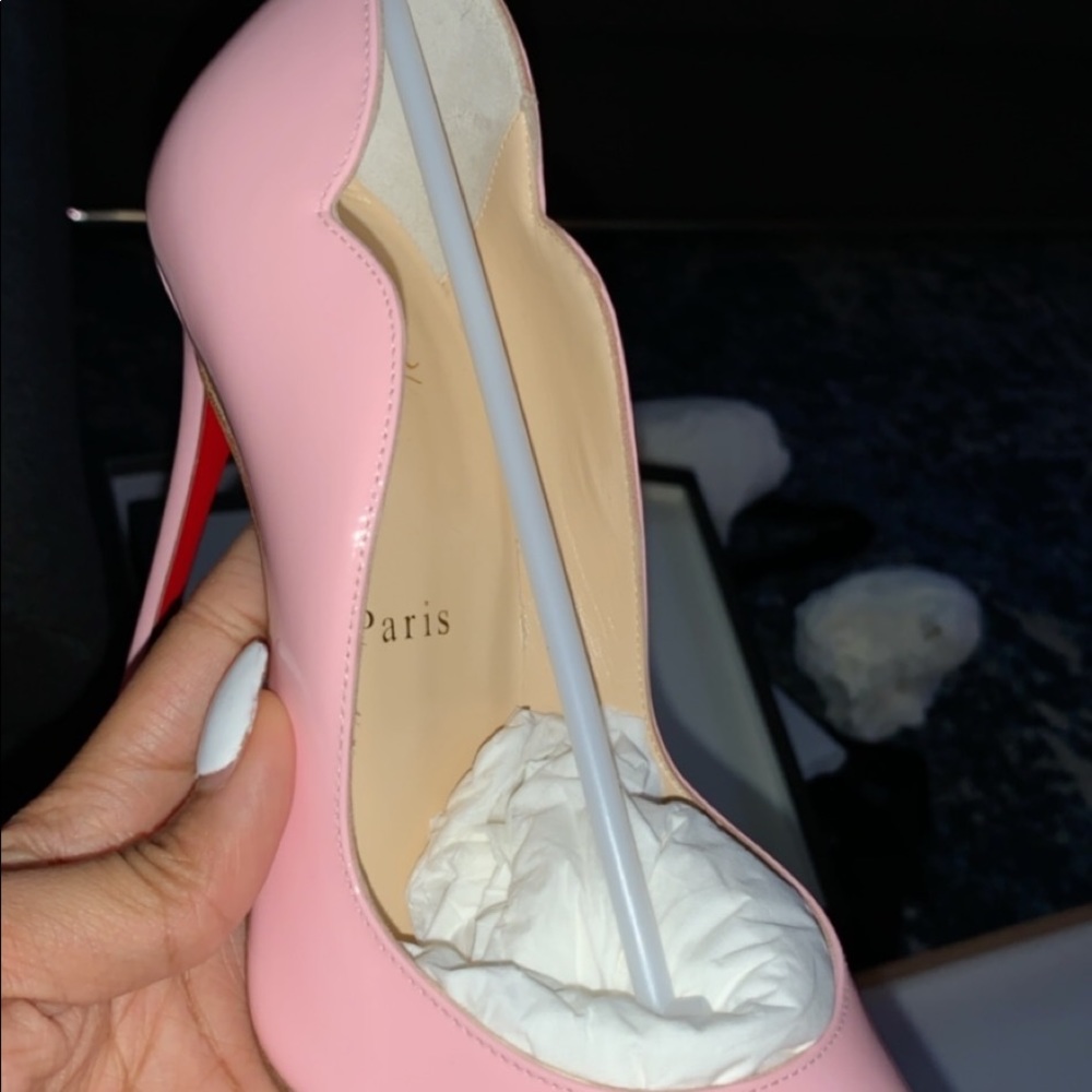 Christian poutine shoes hot chick